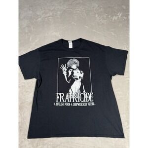 Y2K 2000s Neon Genesis Evangelion Rei Ayanami "Fratricide" Anime Manga Shirt